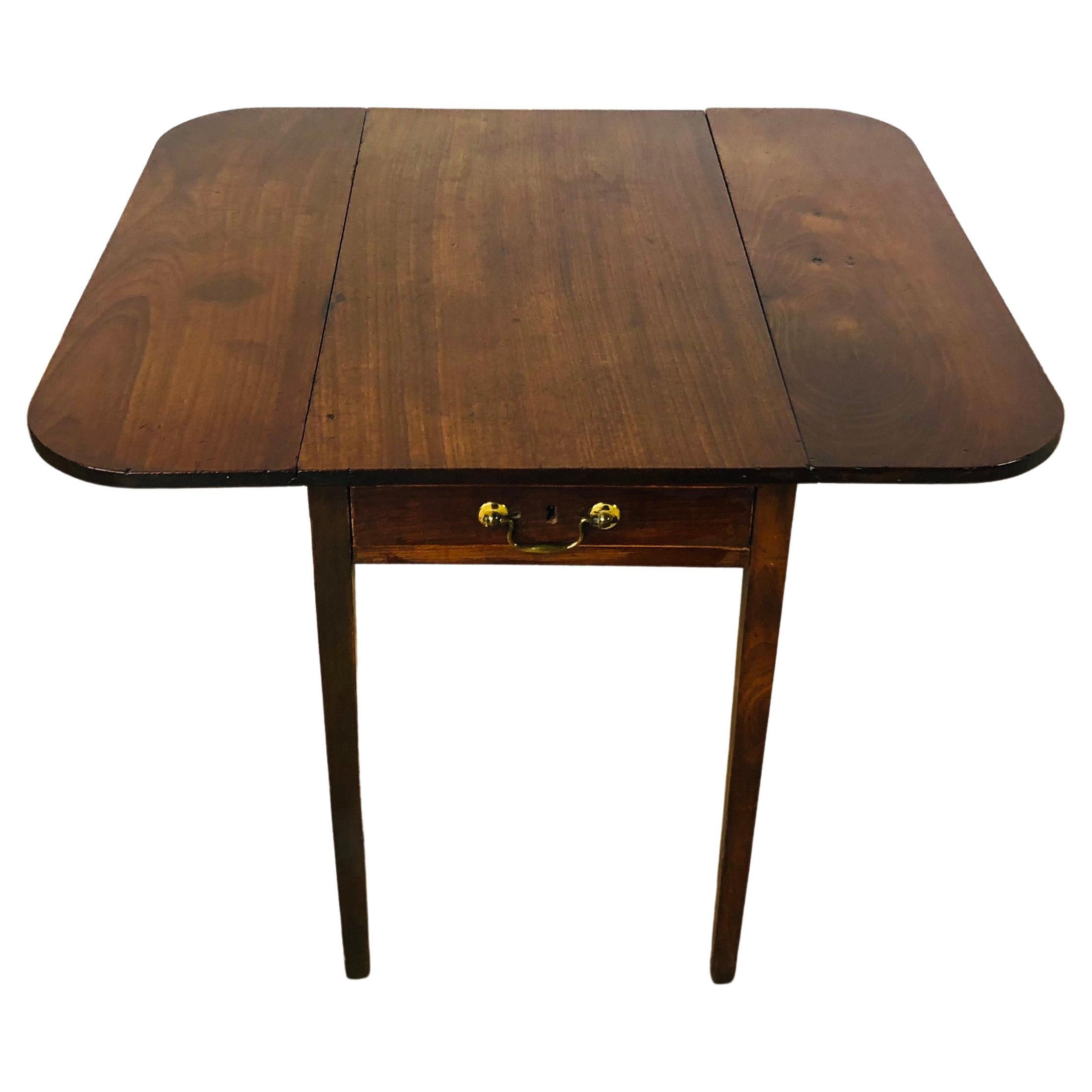 English Victorian Mahogany Pembroke Table For Sale