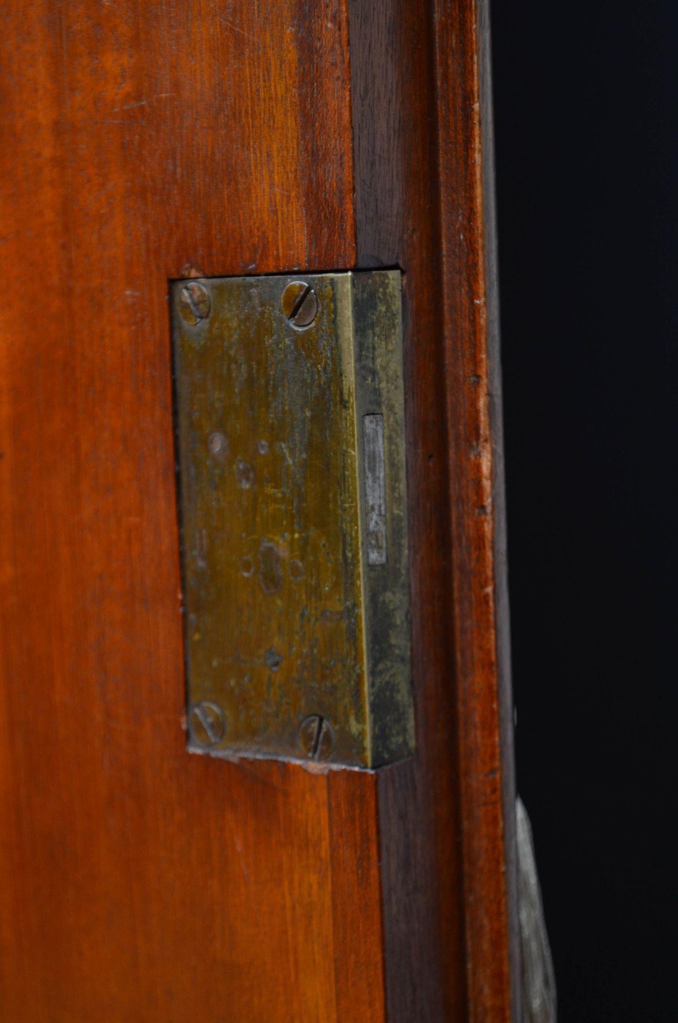 English Victorian Mahogany Two Door Wardrobe 8