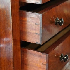 English Victorian Mahogany Wellington Chest, circa 1865