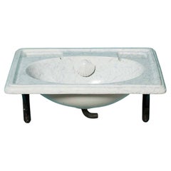 English Victorian Marble Effect Basin