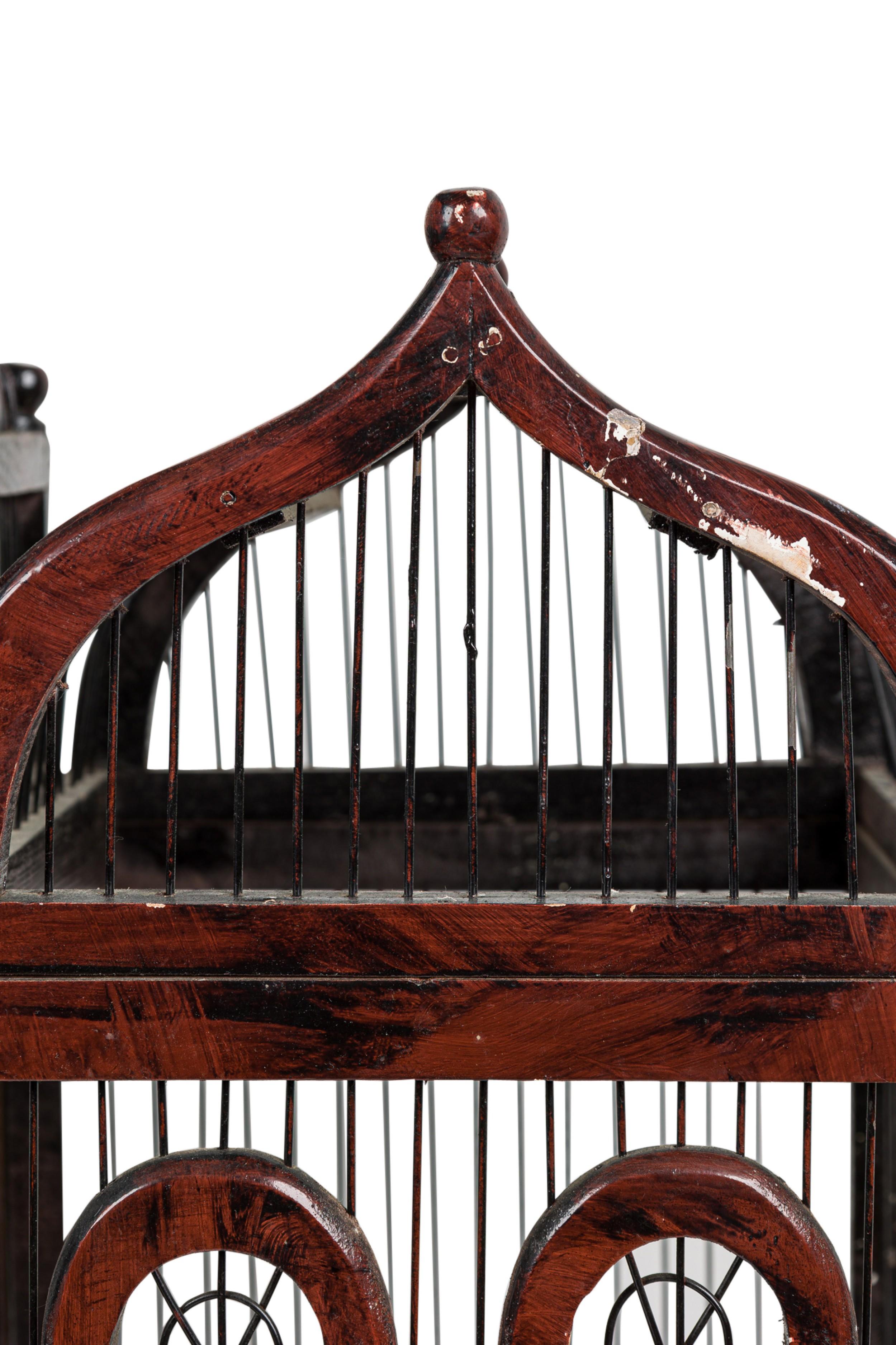 Jaula Victoriana Inglesa de Madera y Metal en venta 7