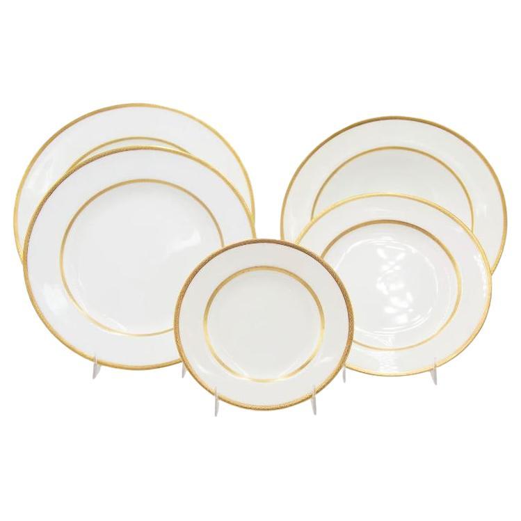 English Victorian Minton Porcelain Dinner Set