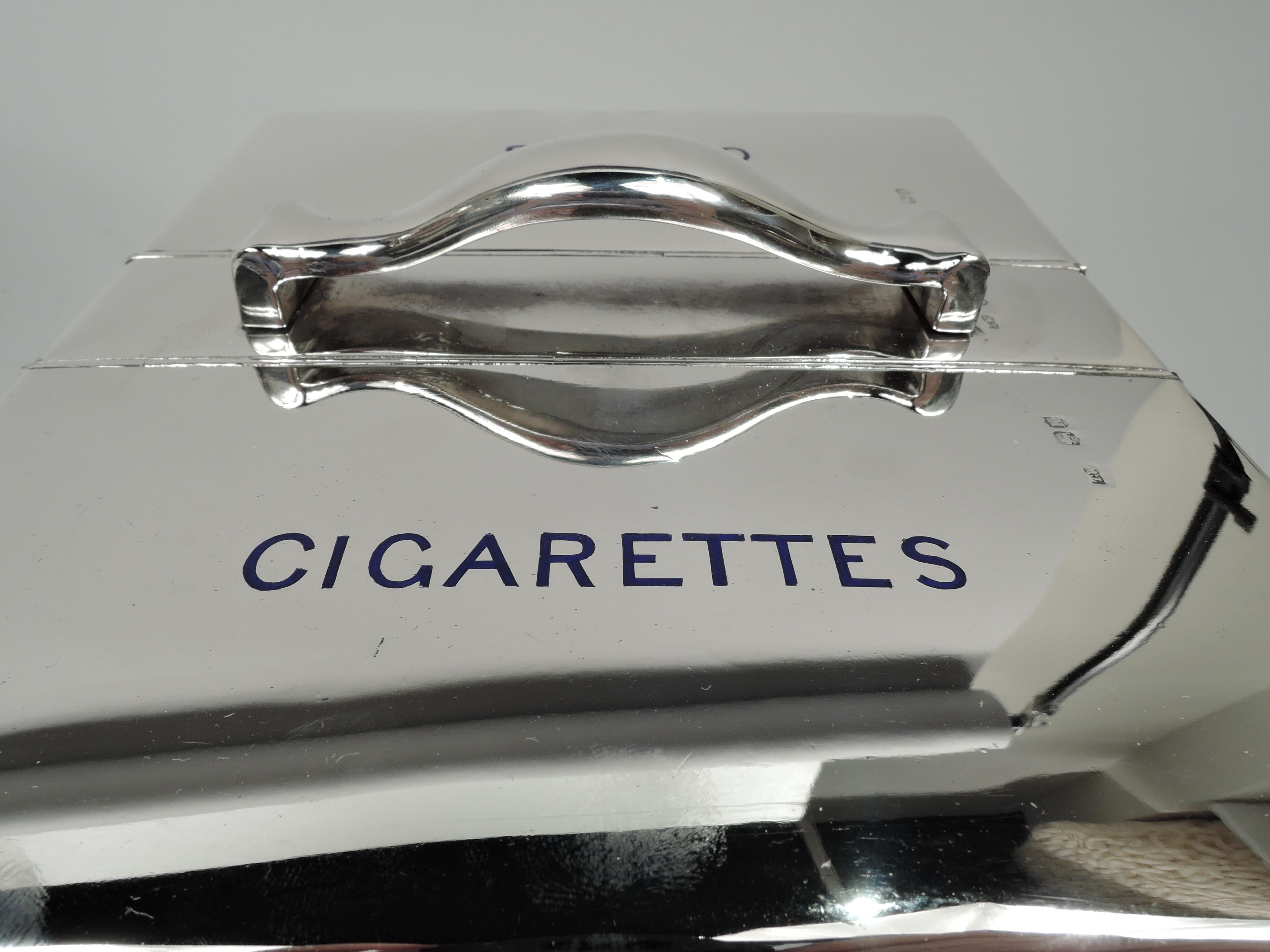 Englische viktorianische moderne Rauchdose für Zigarren und Zigarrenkisten im Zustand „Gut“ im Angebot in New York, NY