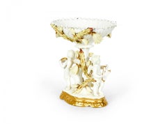 English Victorian Moore Porcelain Centerpiece