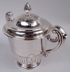 Copa trofeo de plata inglesa victoriana neoclásica Britannia 1896