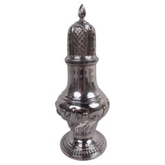 English Victorian Neoclassical Sterling Silver Sugar Caster, 1897