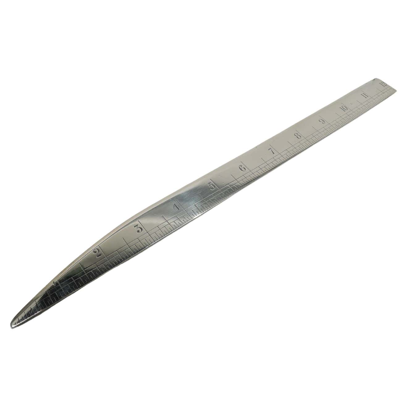 English Victorian Novelty Sterling Silver Ruler Letter Opener For Sale ...
