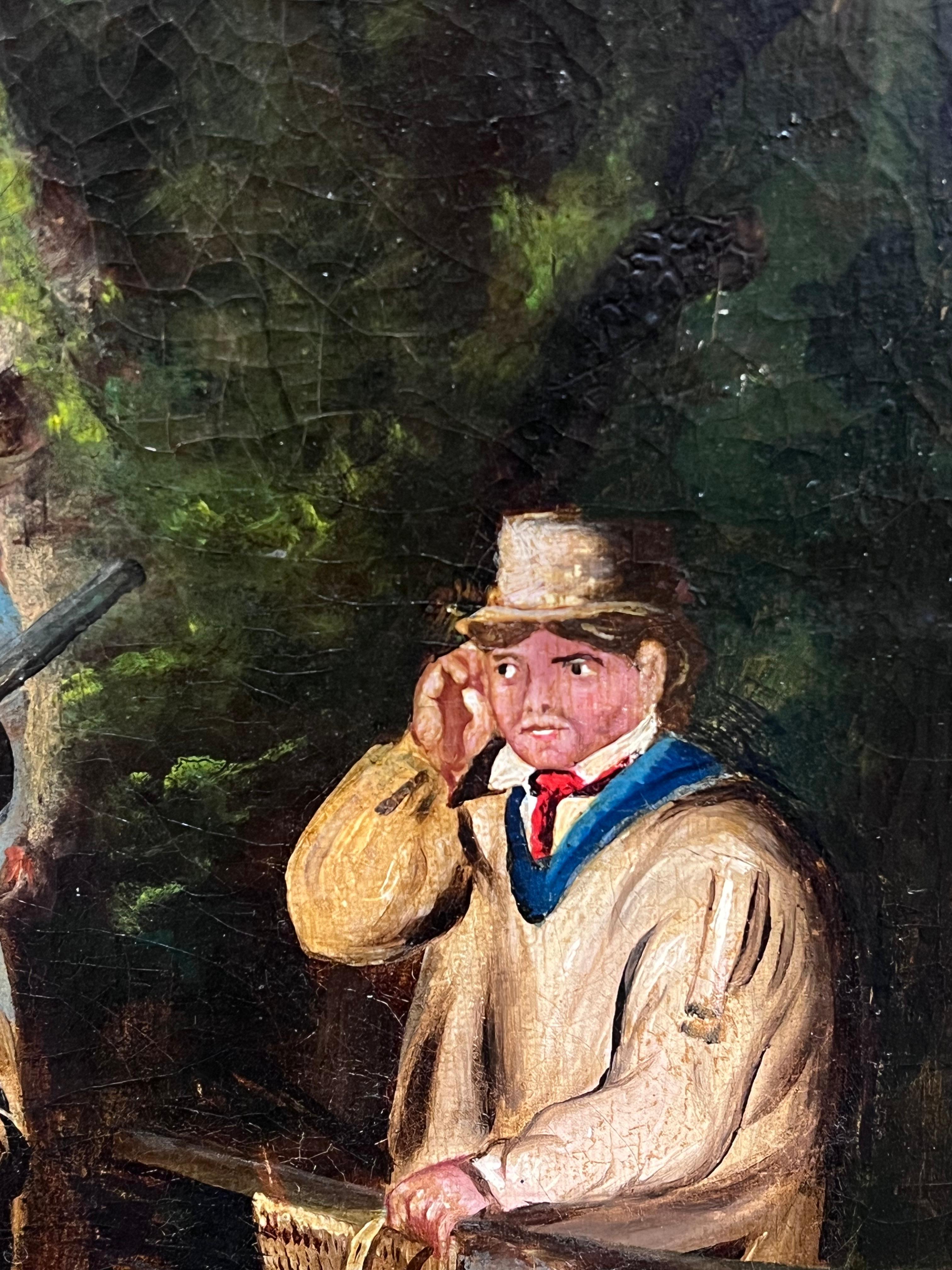 El terrateniente
English School, mediados del siglo XIX
óleo sobre lienzo, enmarcado
enmarcado: 30 x 26 pulgadas
lienzo : 24 x 20 pulgadas
Procedencia: colección privada, Inglaterra
Estado: muy buen estado

Descripción:
Este encantador óleo retrata