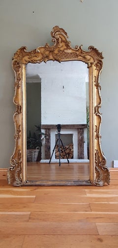 English Victorian Overmantel Mirror