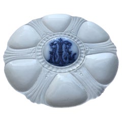 English Victorian Oyster Plate Brown-Westhead Moore & Company