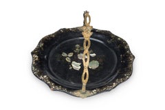 English Victorian Papier-Mache Tray