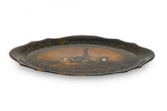 English Victorian Papier-Mache Tray