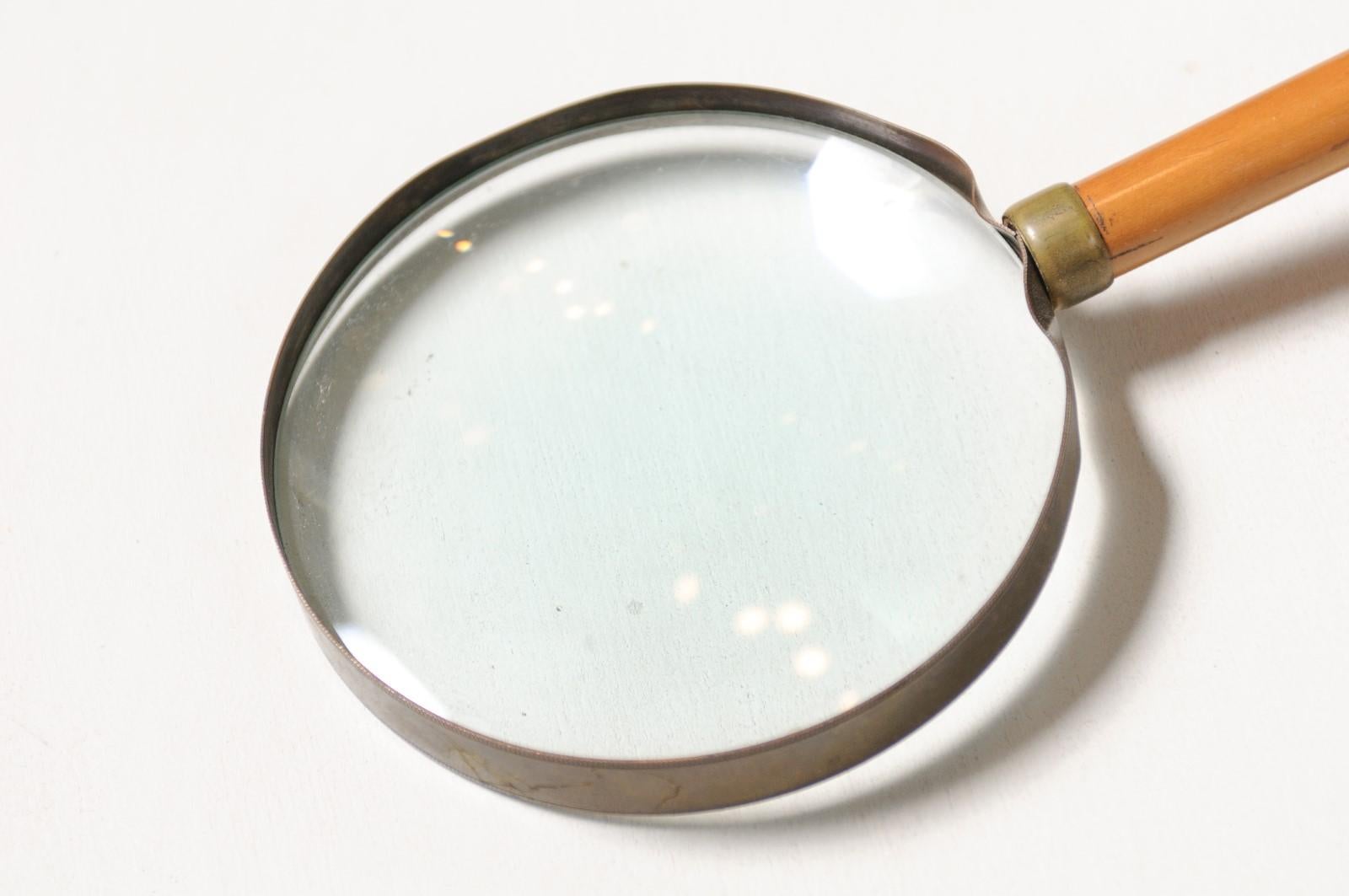 English Victorian Period 19th Century Magnifying Glass with Sword Handle 9