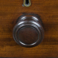 English Victorian Period Mahogany Bow Front Chest of Drawers Dresser