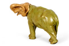 English Victorian Porcelain Elephant