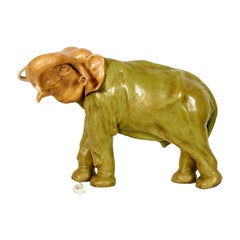 English Victorian Porcelain Elephant