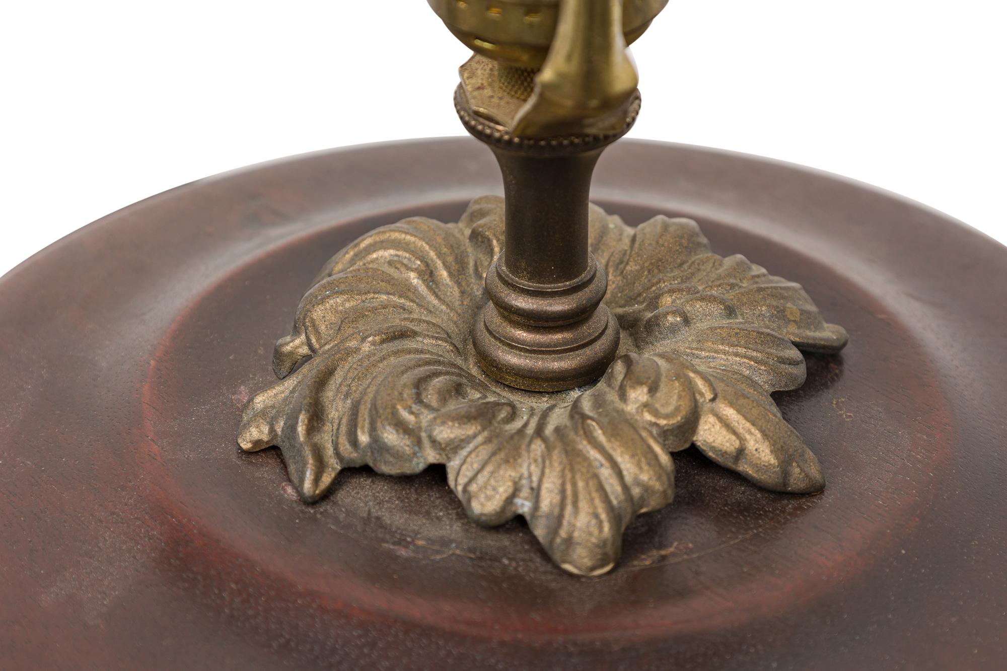 Hand-Crafted English Victorian Porcelain Minton Urn Lamp For Sale
