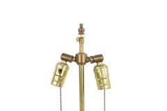 English Victorian Porcelain Owl Table Lamp