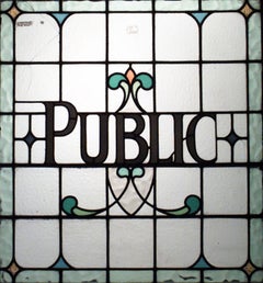 English Victorian Pub Window