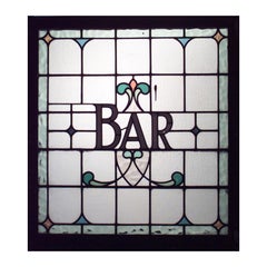 English Victorian Pub Window