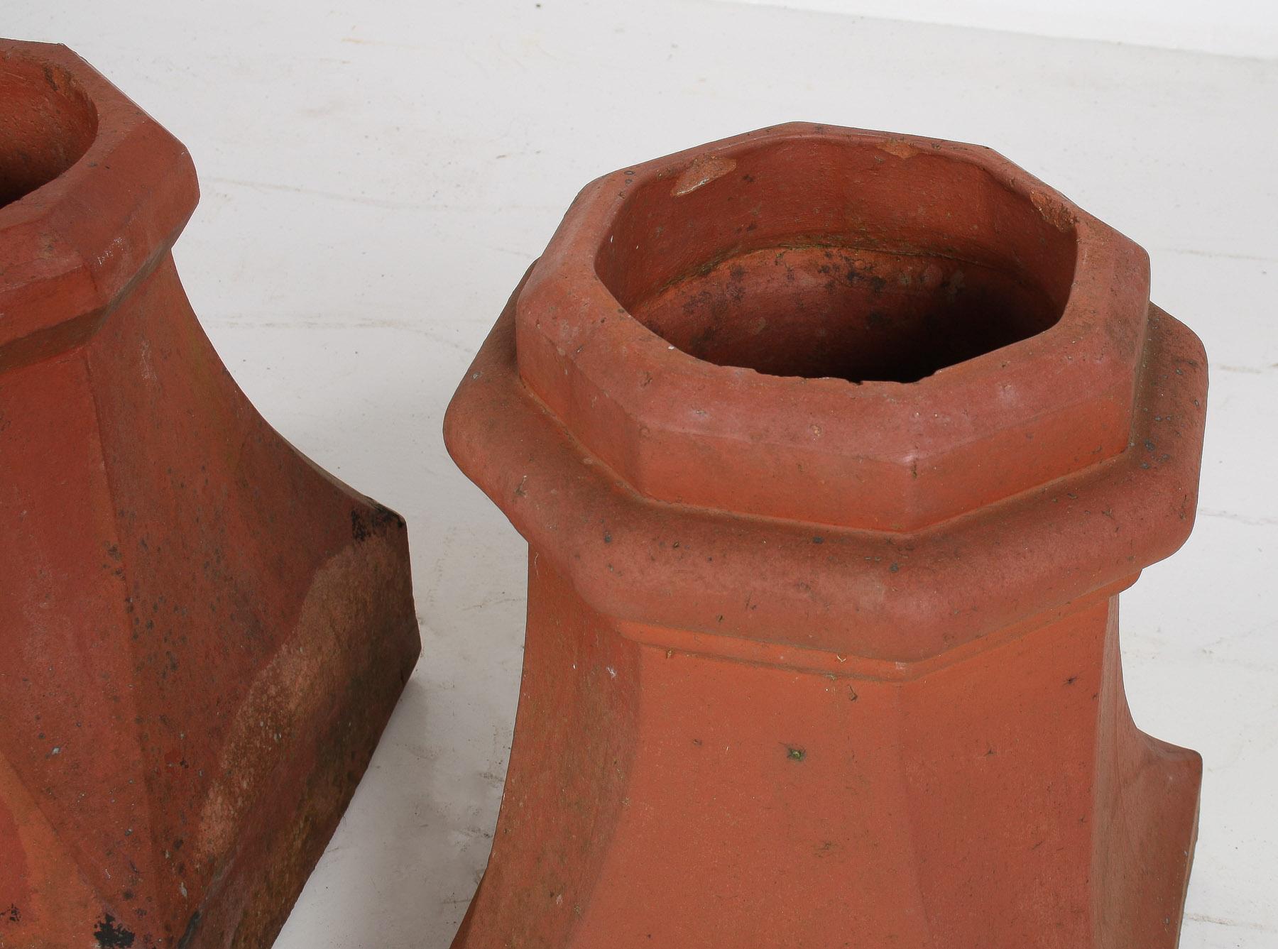 Englisches viktorianisches Terrocotta-Garten-Pflanzgefäß aus rotem Ton im viktorianischen Stil, Rhubarb Forcer im Angebot 10