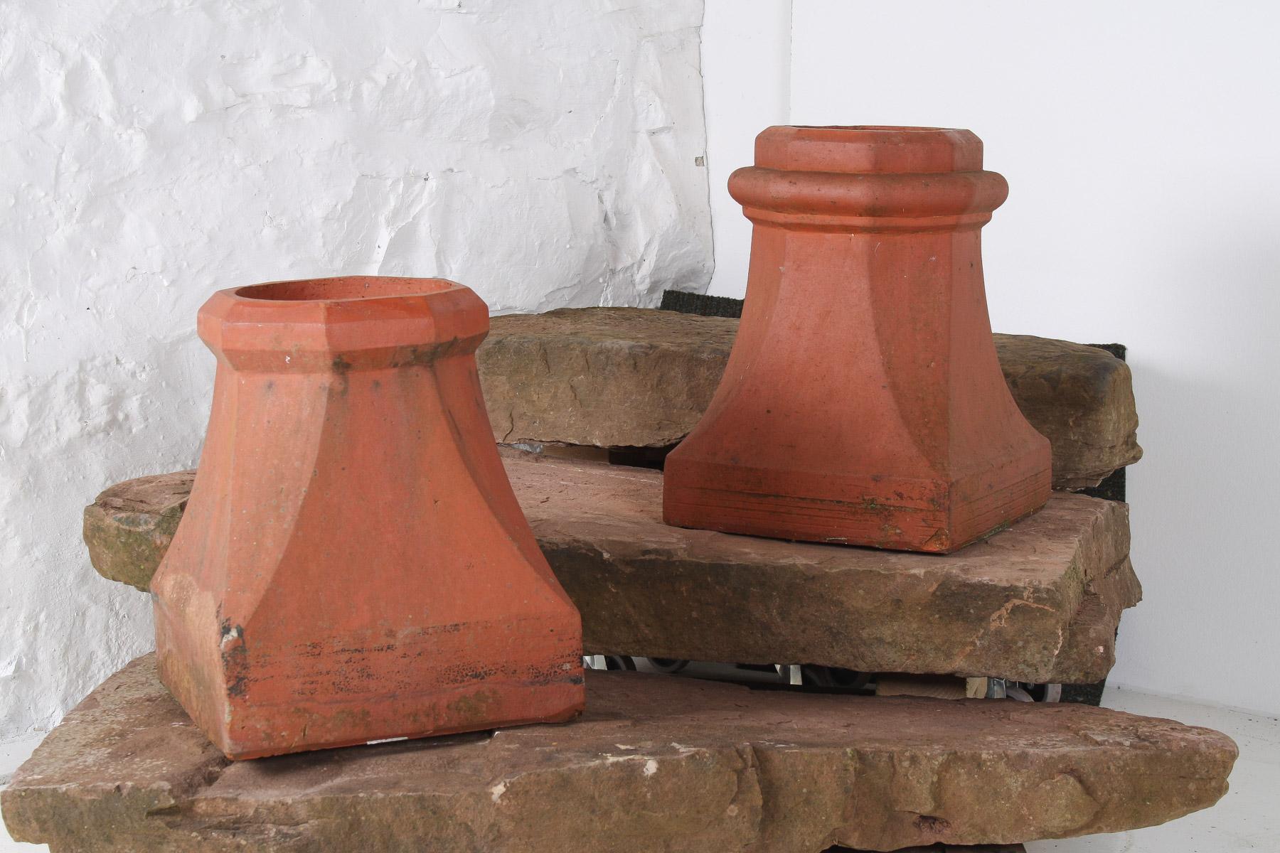 Englisches viktorianisches Terrocotta-Garten-Pflanzgefäß aus rotem Ton im viktorianischen Stil, Rhubarb Forcer im Angebot 2