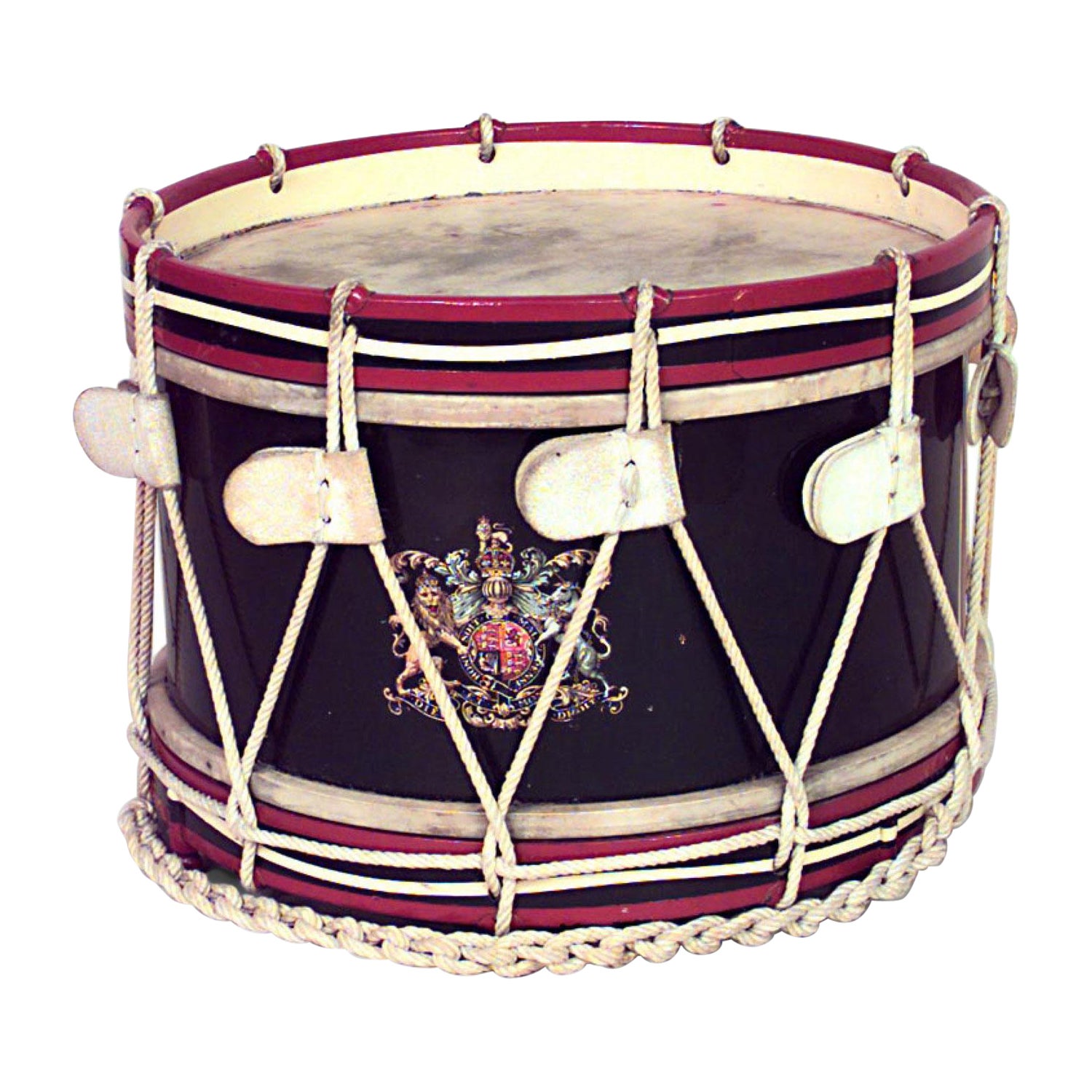 English Victorian Regimental Drum