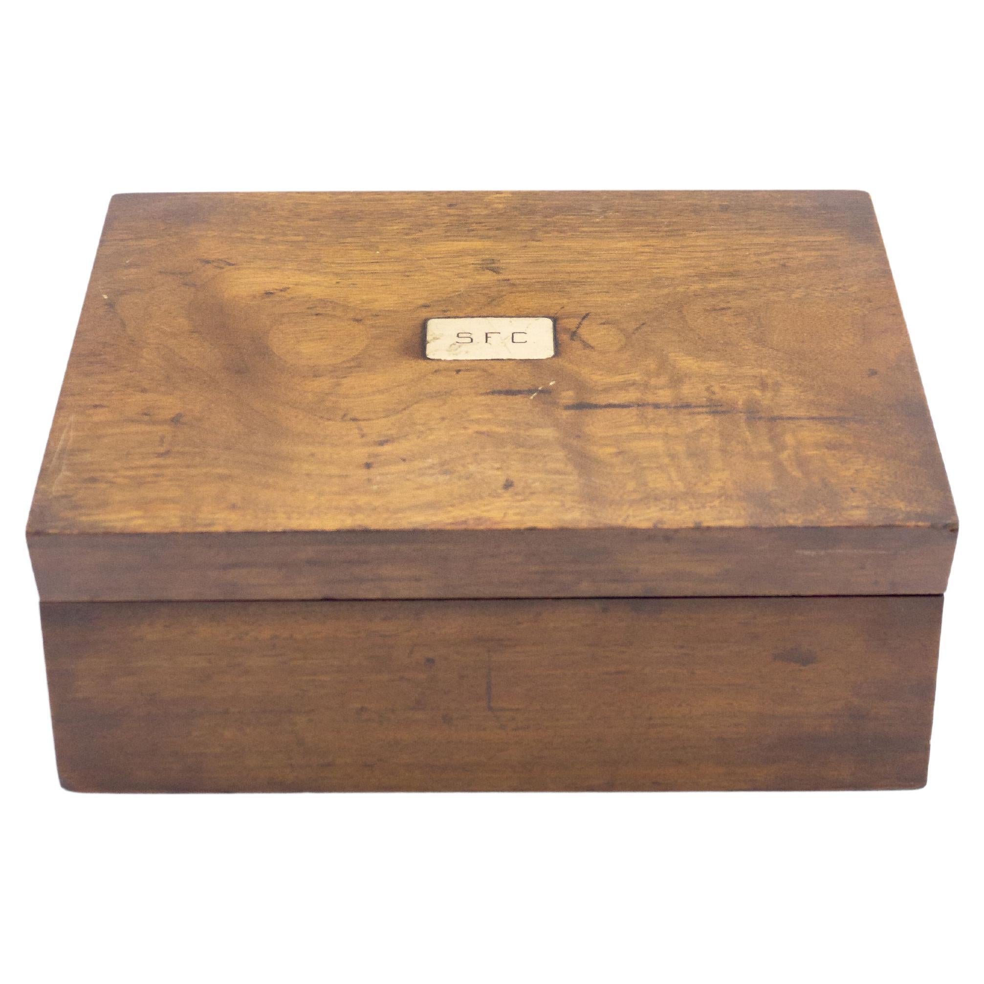 English Victorian Rosewood Box For Sale