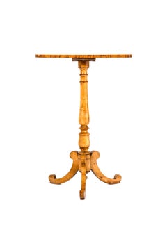 English Victorian Satinwood Occasional Table