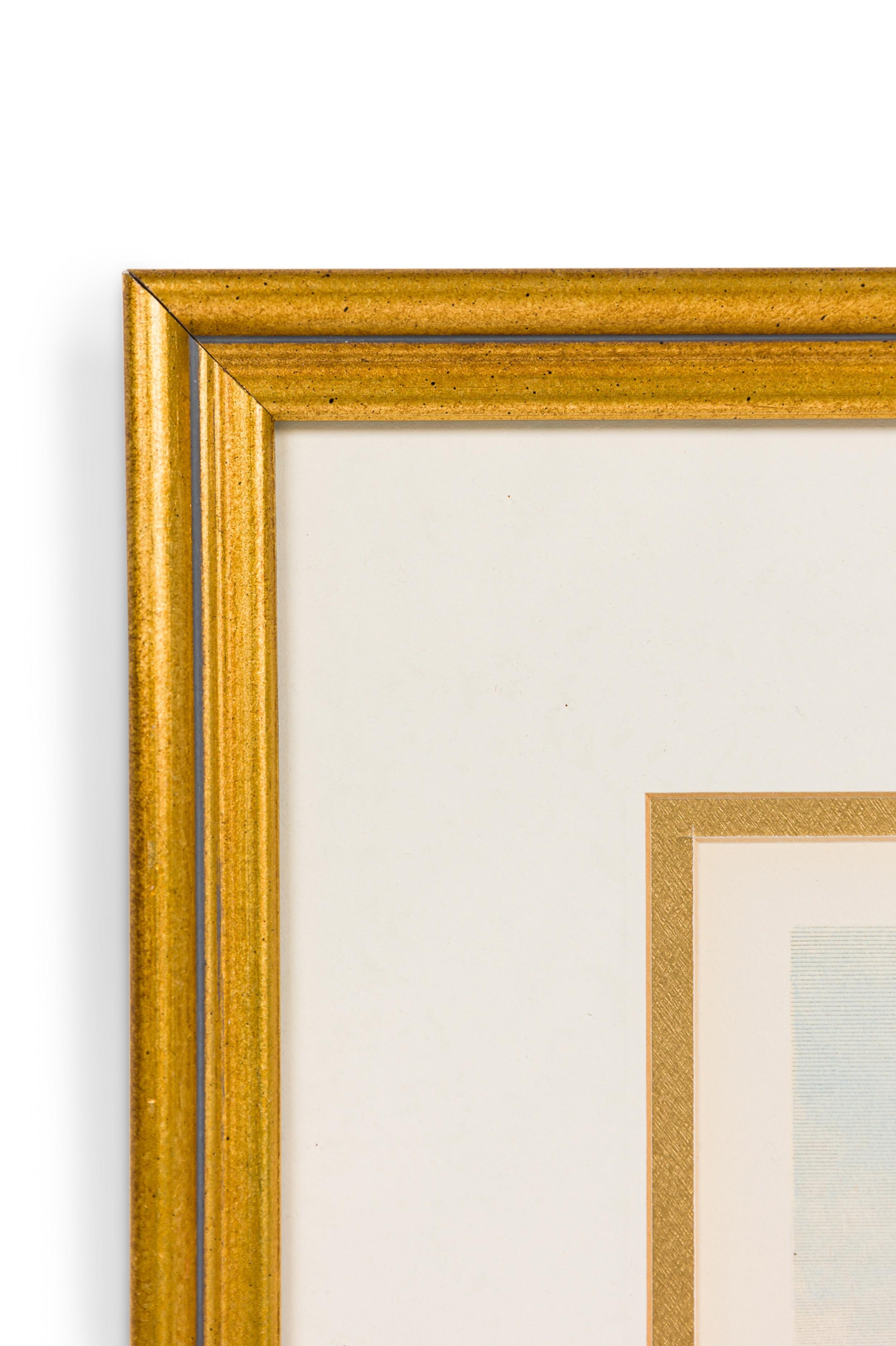 Victorien Gravure victorienne anglaise d'un paysage marin représentant une ville portuaire et un voilier avec un en vente