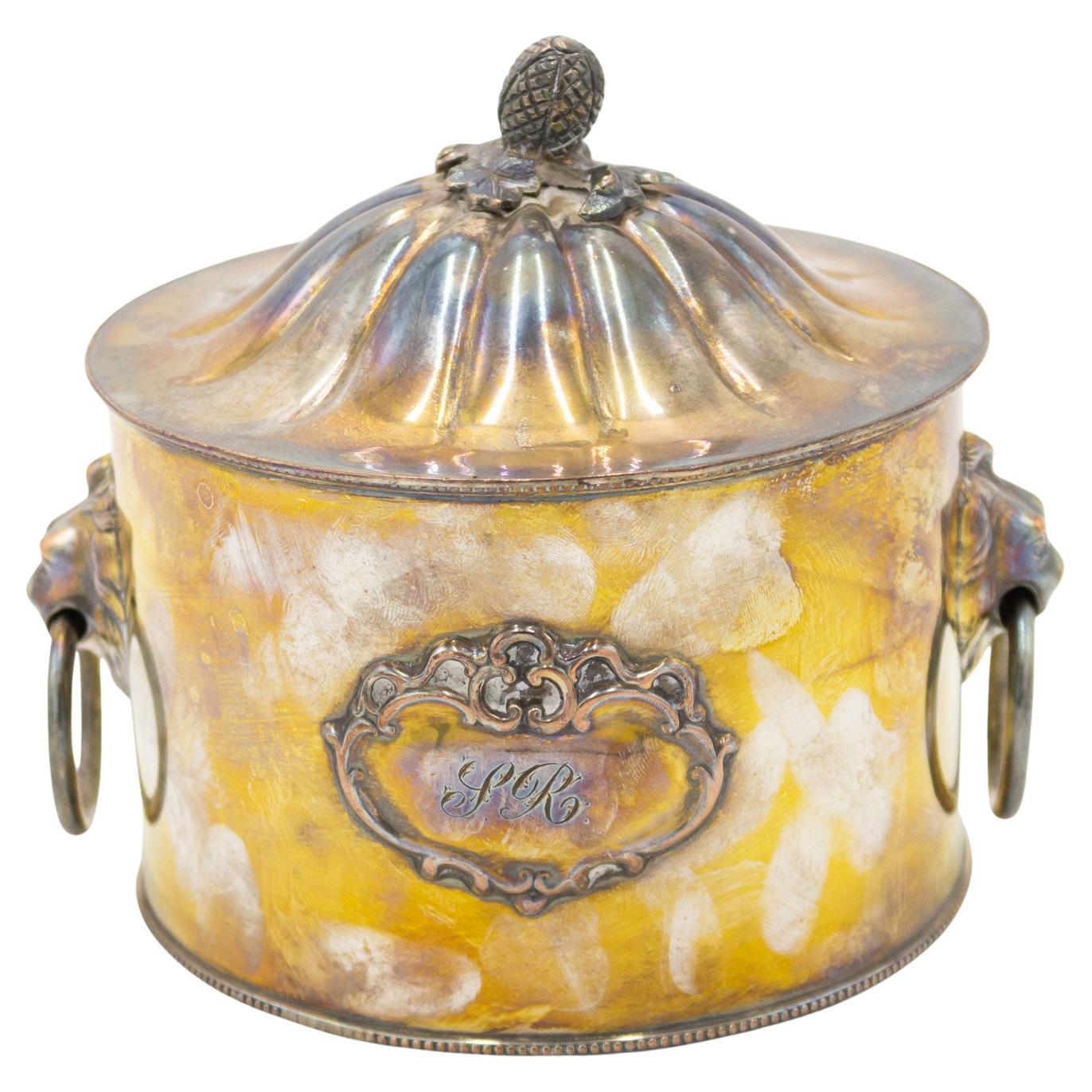 English Victorian Silver Box For Sale