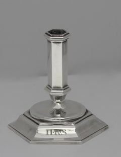 English Victorian Silver Candlestick