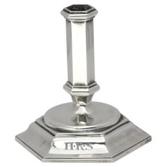 English Victorian Silver Candlestick
