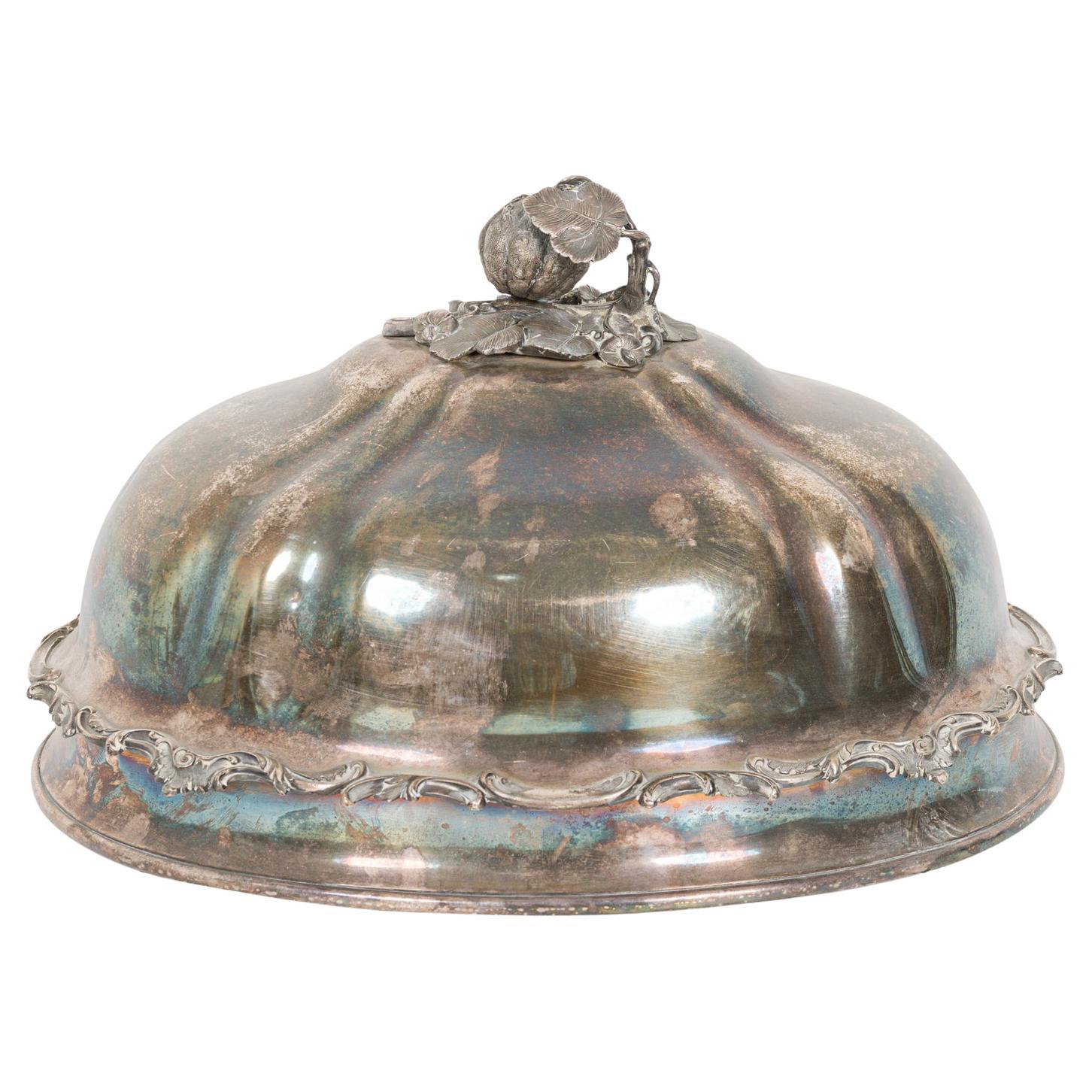 Cloche inglese vittoriana in argento