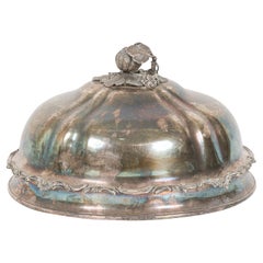 Englische englische viktorianische Silber Cloche