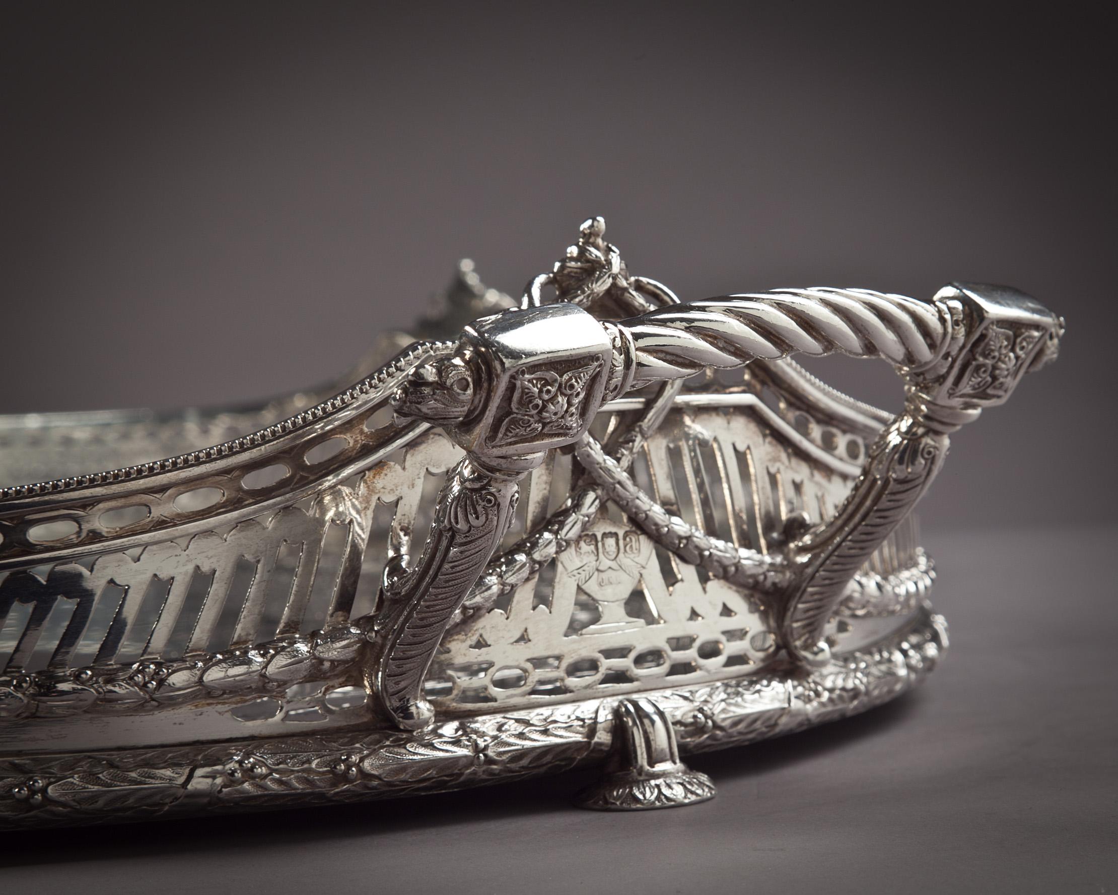 victorian silver tray