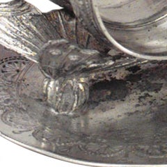 English Victorian Silver Plate Napkin Holder