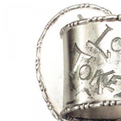 English Victorian Silver Plate Napkin Ring