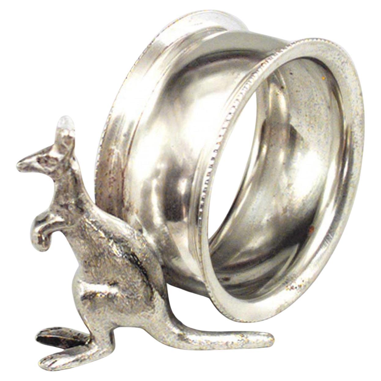 English Victorian Silver Plate Napkin Ring