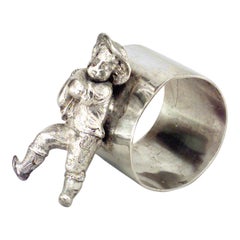 English Victorian Silver Plate Napkin Ring
