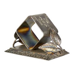 English Victorian Silver Plate Napkin Ring