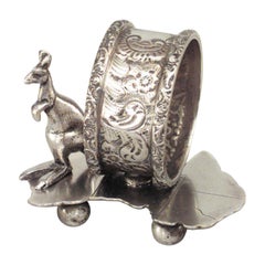English Victorian Silver Plate Napkin Ring