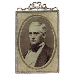 English Victorian Silver Plate Picture Frame