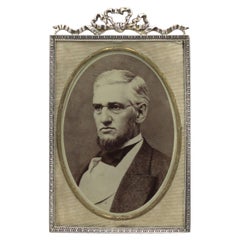 English Victorian Silver Plate Picture Frame