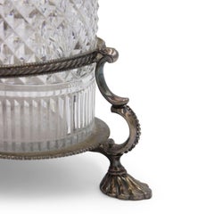 English Victorian Silver Plate Tantalus Set