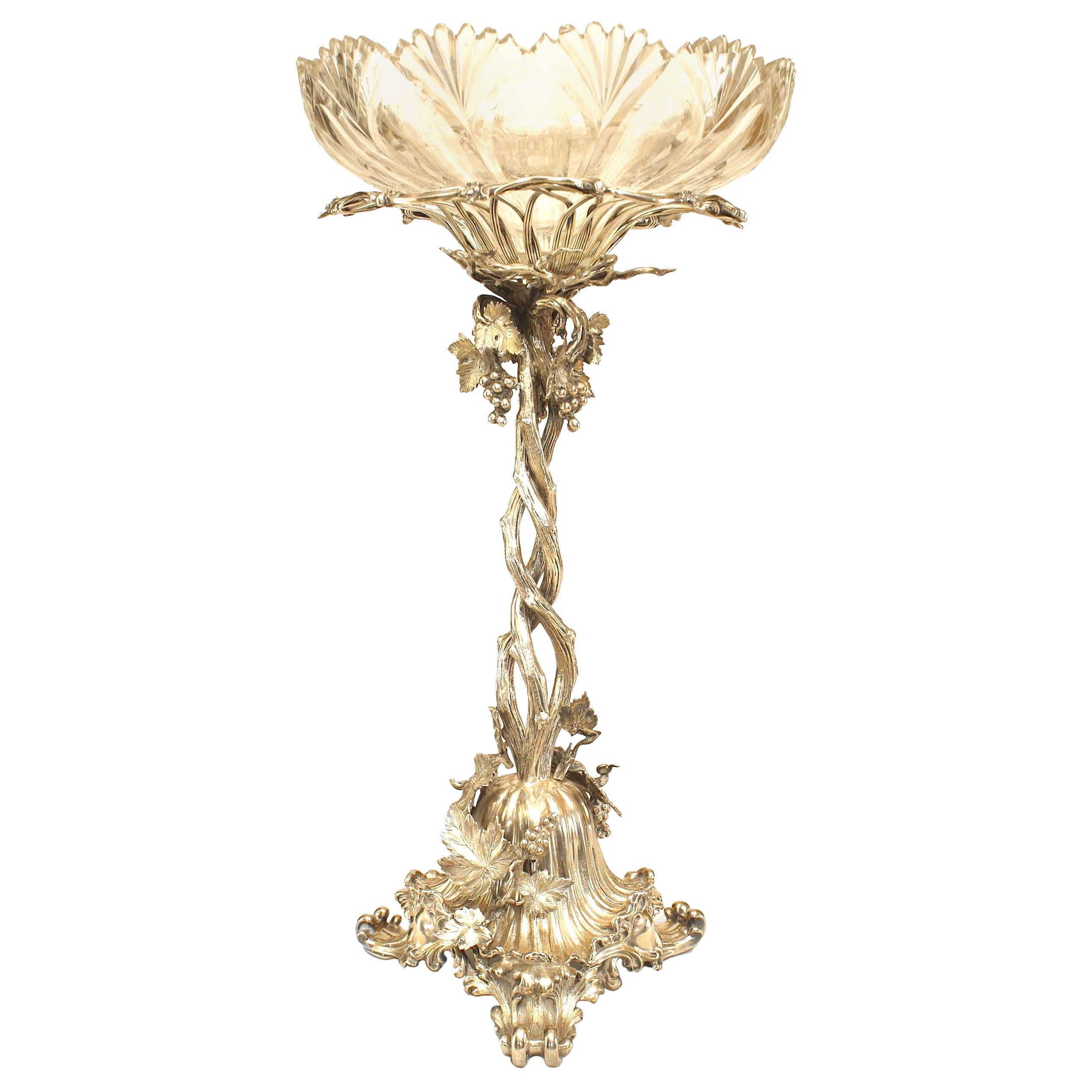 English Victorian Silver Plated Compote