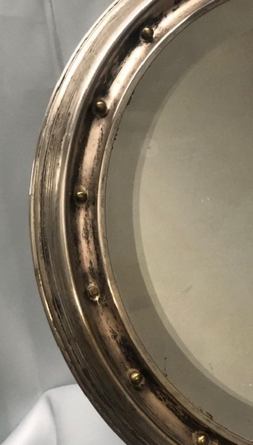 Victorien Miroir de table victorien anglais en laiton argenté, vers 1880 en vente