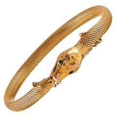 English Victorian Snake Bracelet