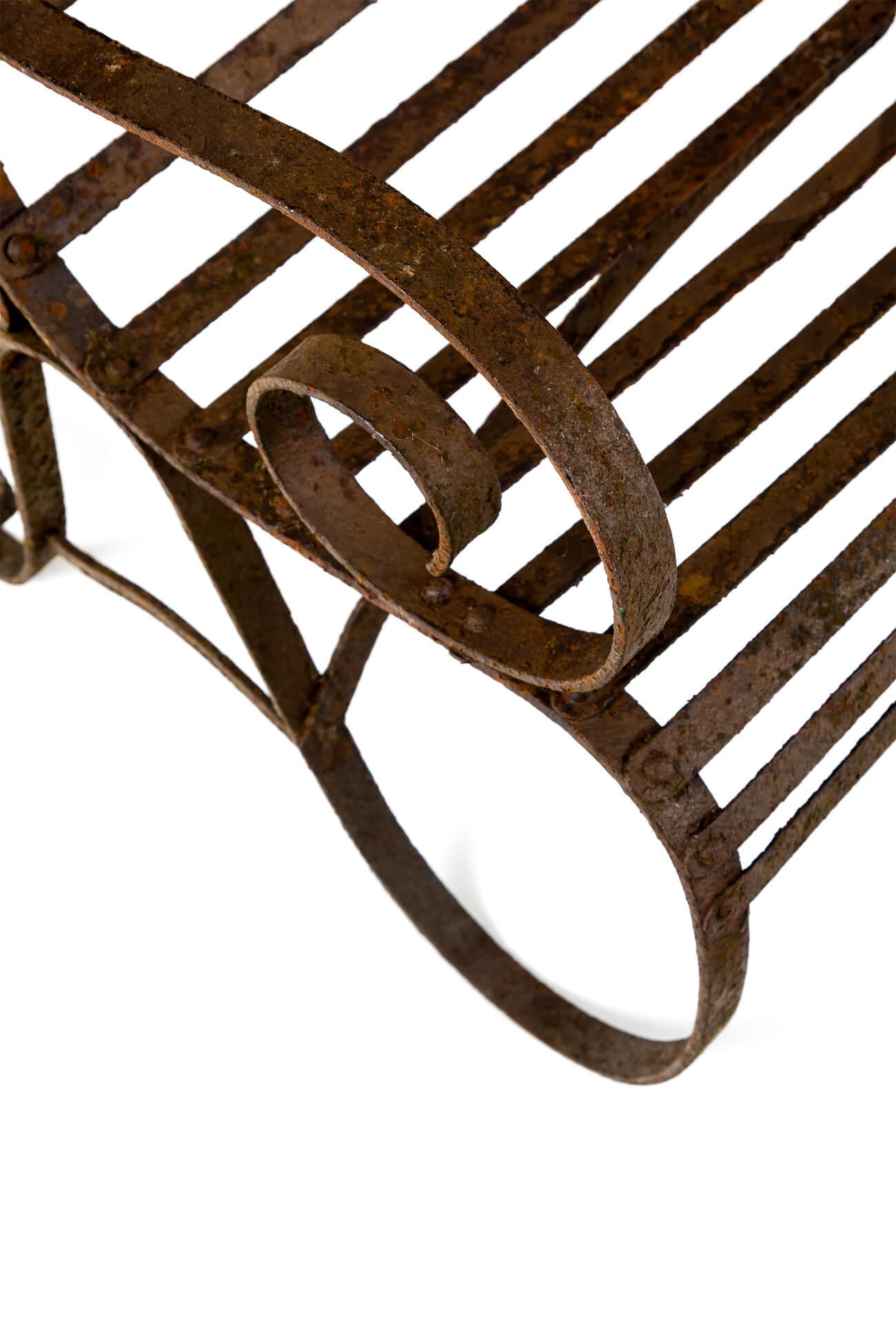 Forged English Victorian Strap Work Bench