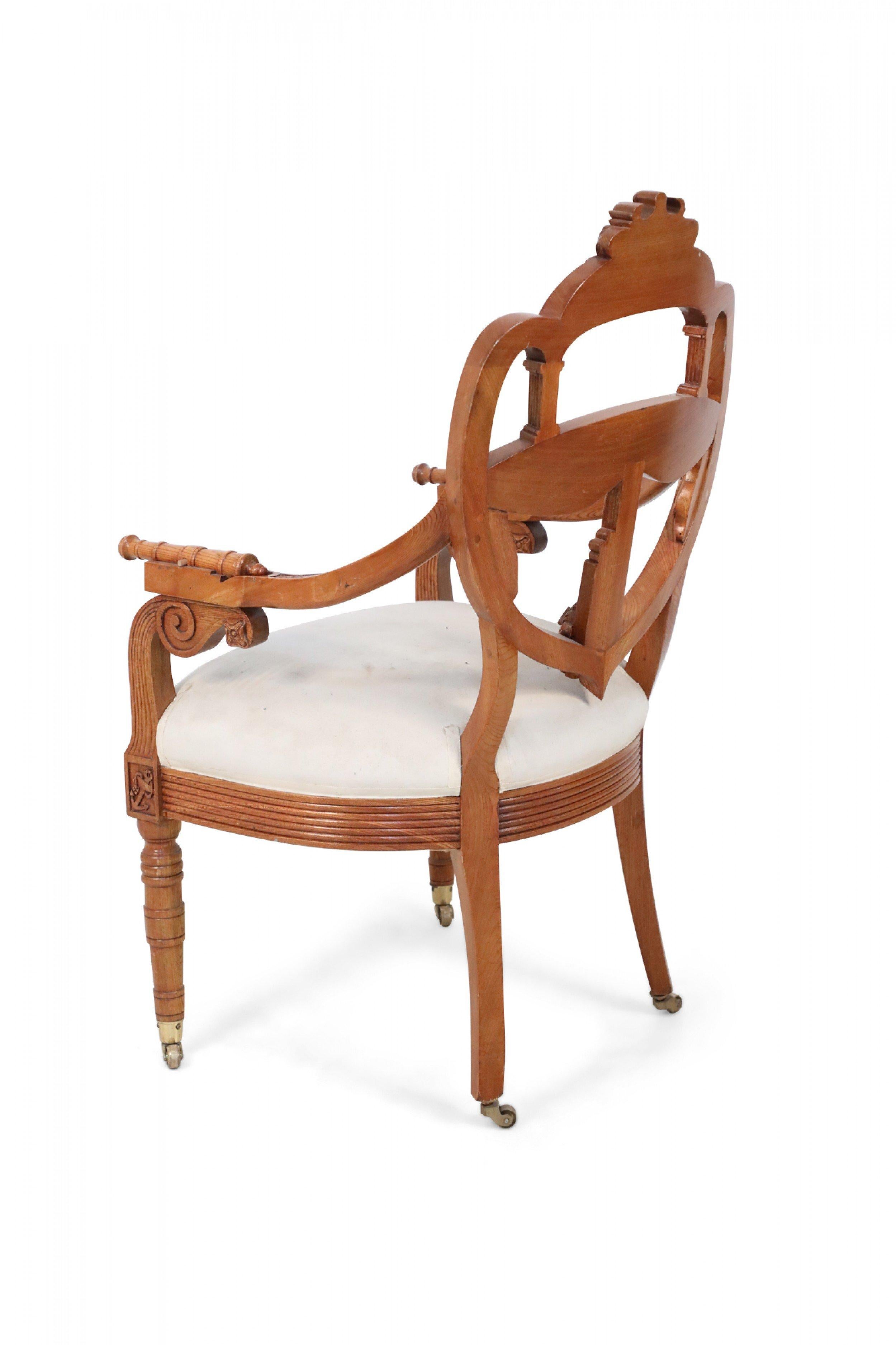 victorian style armchair